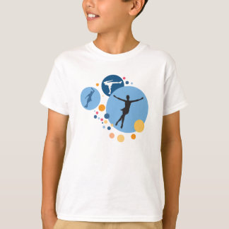 Ungeskjorta - isskridskon cirklar tee shirt