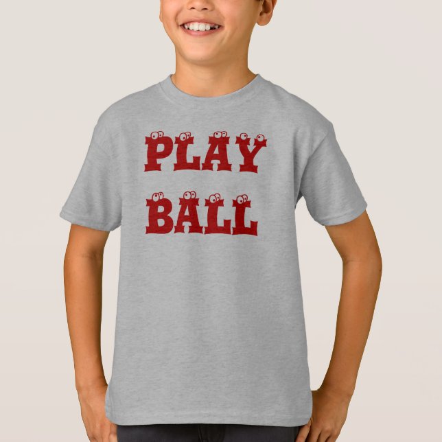 UNGEsoftballskjorta T-shirt (Framsida)