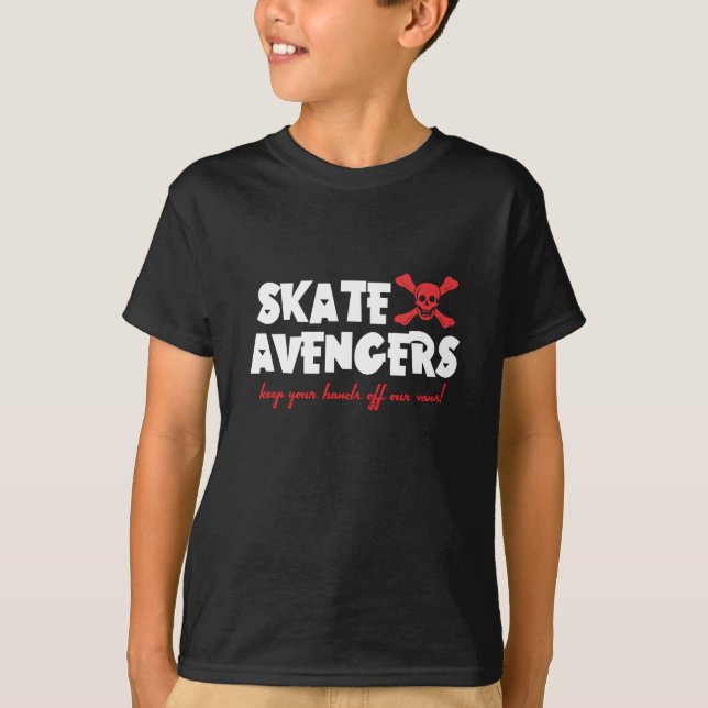 UNGEUTSLAGSPLATS - skridskohämnare - mörk T-shirt (Framsida)