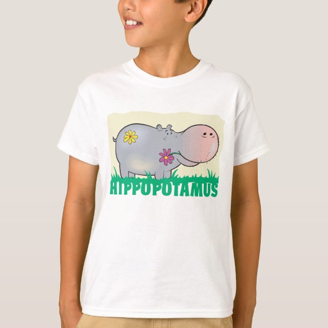 Ungevänskapsmatchflodhäst Tee Shirt (Framsida)