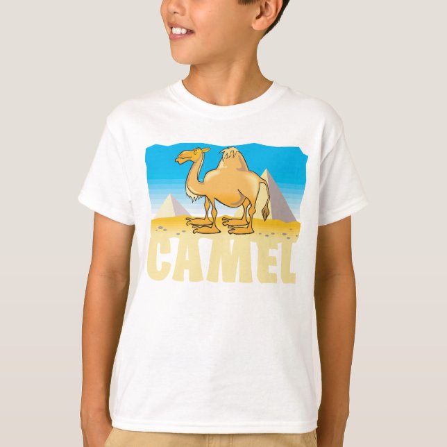 Ungevänskapsmatchkamel Tee Shirt (Framsida)