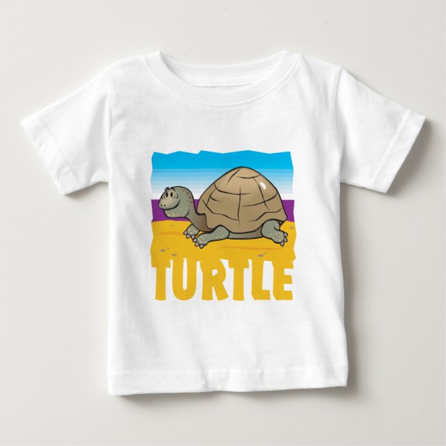 Ungevänskapsmatchsköldpadda Tee Shirt (Framsida)