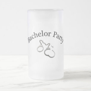 Ungkarlparty (handbojor) frostat ölglas