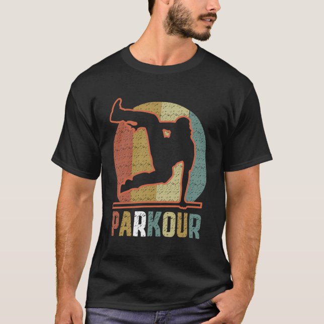 Ungparkour Hoodie for Boys T Shirt (Framsida)
