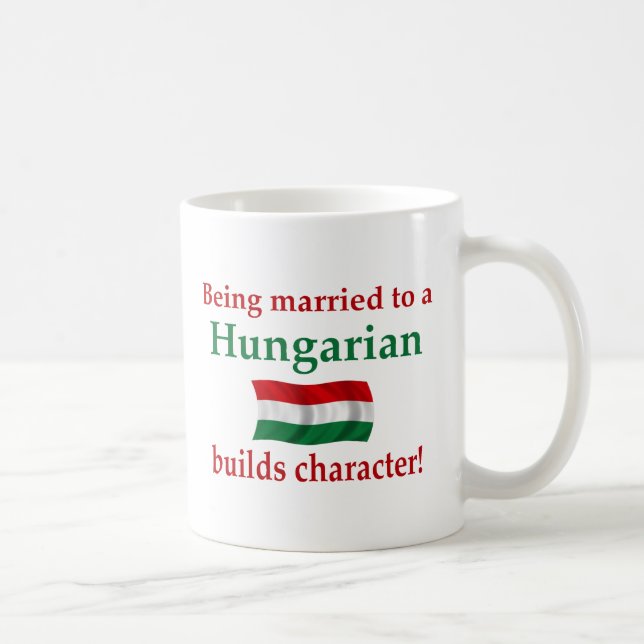 Ungrare bygger teckenet kaffemugg (Höger)