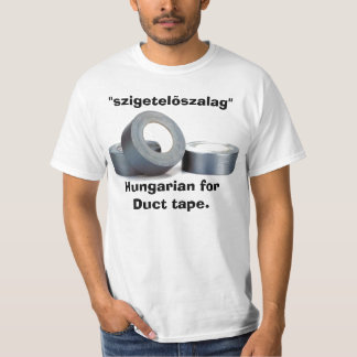 Ungrare för kanal tejpar tee shirt