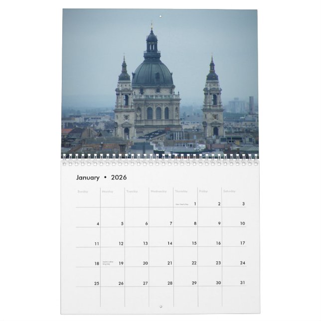 Ungrare kyrktar 2014 kalender (Jan 2026)