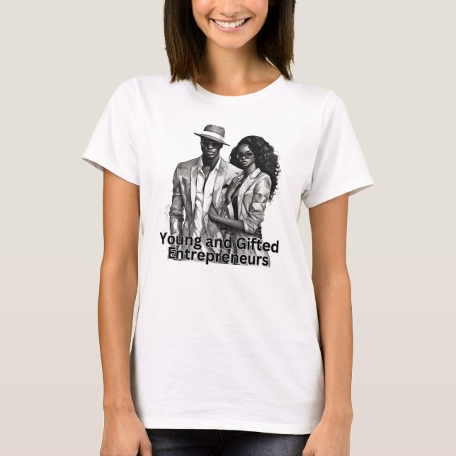 Ungt Begåvad Entreprenörers present T-Shirt (Framsida)