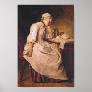 Ungt sova för kvinna poster