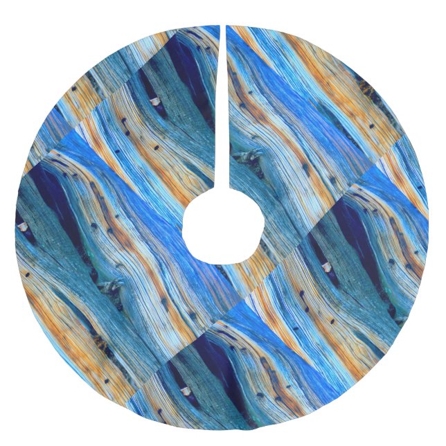 ungtråd julgransmatta borstad polyester (Framsidan)