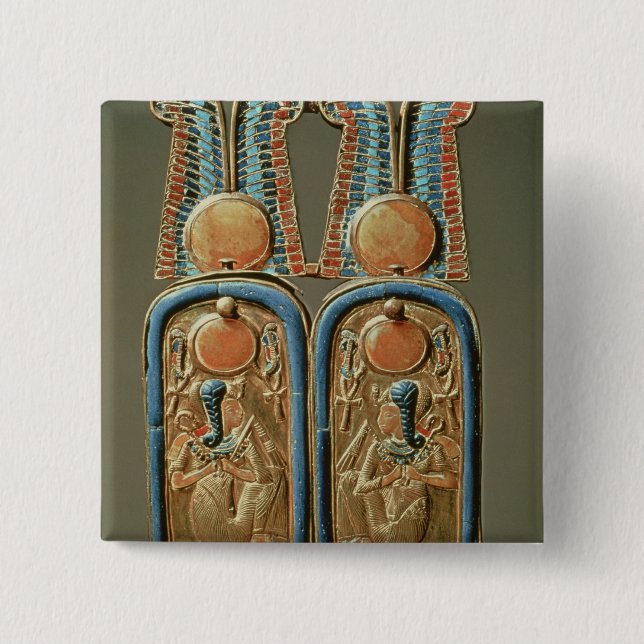 Unguent boxas bildar in av en dubbel royal knapp (Framsida)