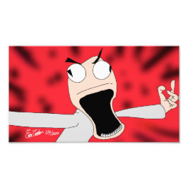 Unhinged puppet art fototryck