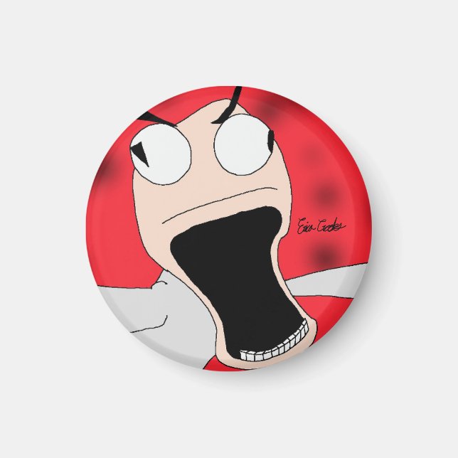 unhinged puppet art magnet (Framsidan)