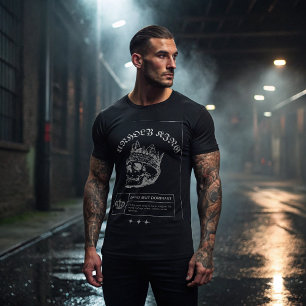 Unholy Kung Skull T-Shirt - död men dominerande