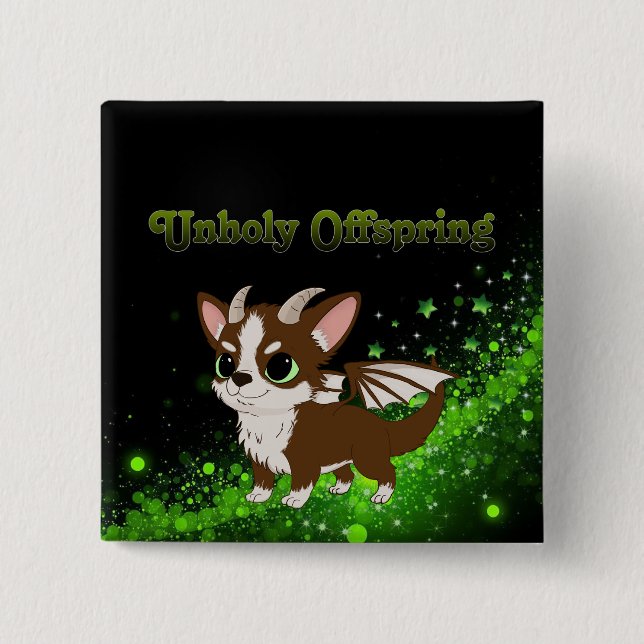 Unholy Offspring Button Knapp (Framsida)