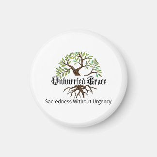 Unhurried Grace logotyp magnet