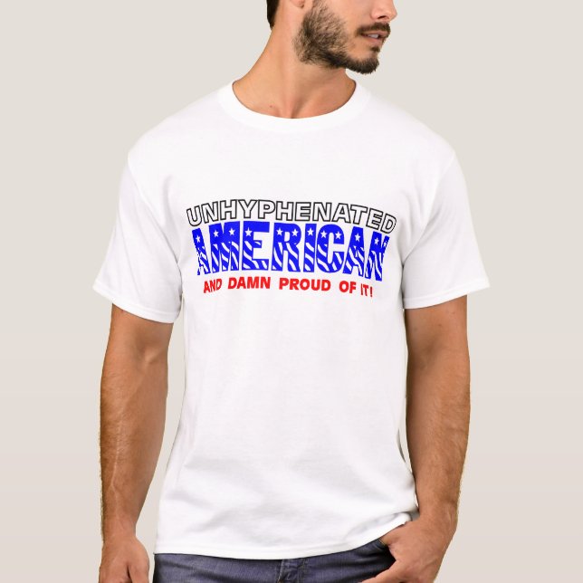 Unhyphenated amerikan tee shirt (Framsida)