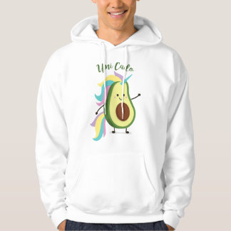 Uni Cado Unicorn Avokado Födelsedag Hoodie
