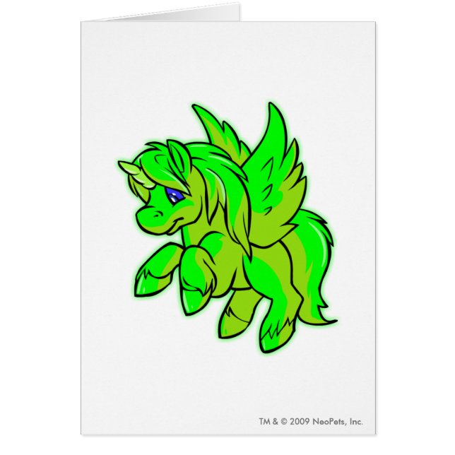 Uni glöda hälsningskort (Framsidan)