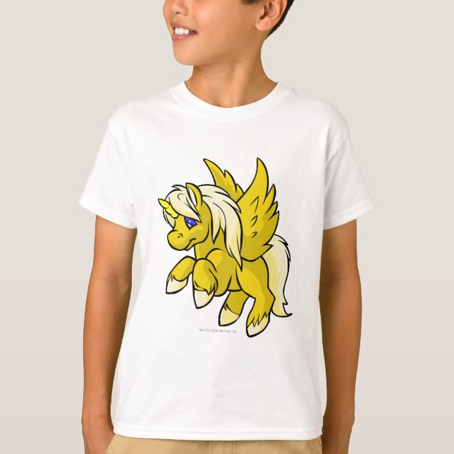 Uni Gult Tee Shirt (Framsida)