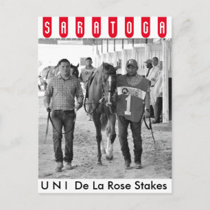 Uni, Jorge Abreu och Shug McGaughey Vykort