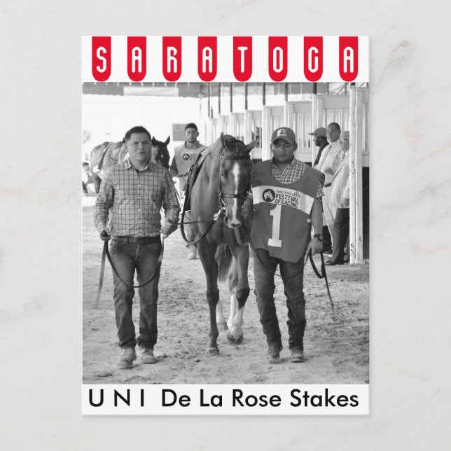 Uni, Jorge Abreu och Shug McGaughey Vykort (Framsida)