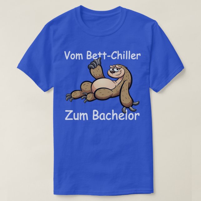 Uni kandidatexamen studenter latmaskin present 1 t shirt (Design framsida)