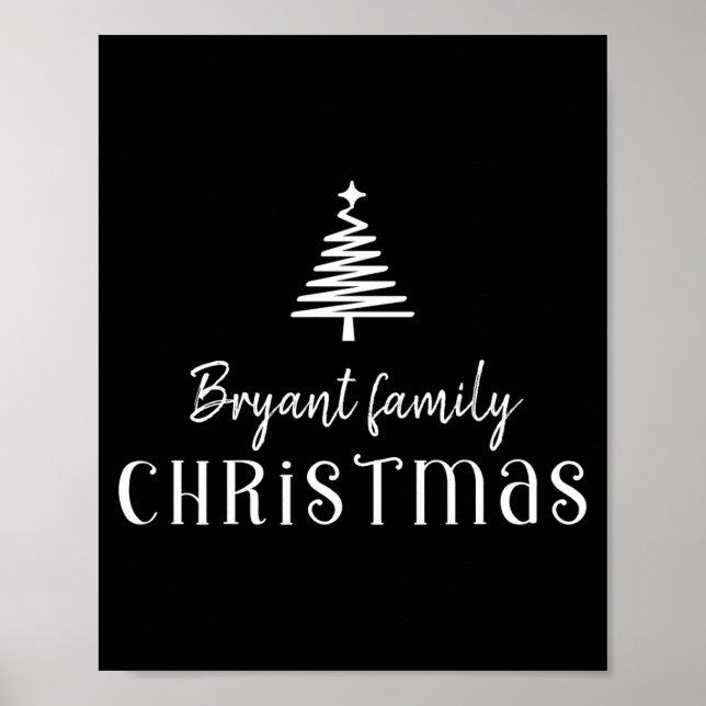 Uni Kids Family Christmas Tree Green  Poster (Framsidan)