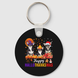 Uni-S Kids Chihuahua Hund Halloween Thanksgiving Nyckelring