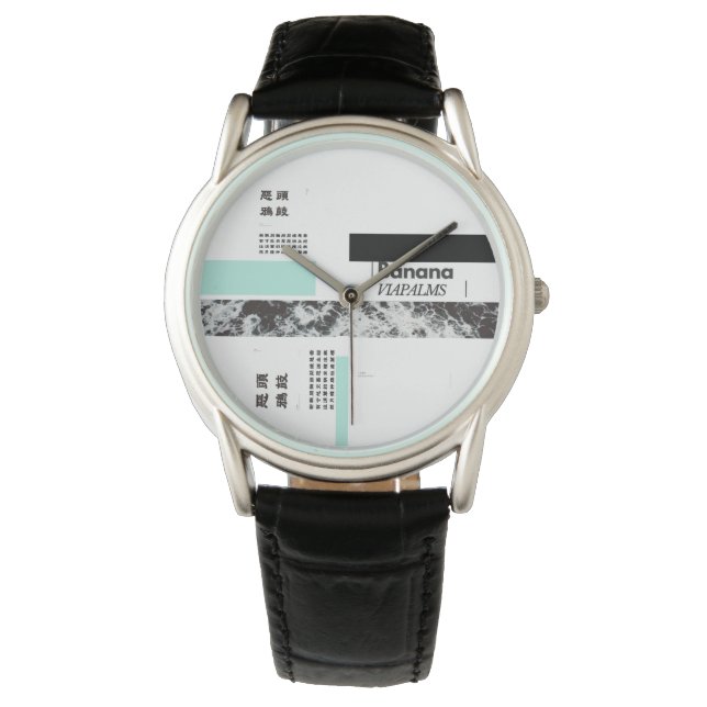 Uni-Sex All Purpose Wrist Watch Banana| Via Handfl Armbandsur (Framsida)