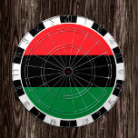 Unia Dartboard och Pan African Flagga darts / matc Darttavla<br><div class="desc">Dartboard: Pan African flagga symbol - UNIA/A vågrät triband av rött,  svart och grönt. Den panafrikanska flagga,  även känd som den afroamerikanska flagga Black Liberation flagga,  UNIA flagga. Används ofta med rörelsen Black Lives Matter.</div>
