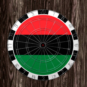 Unia Dartboard och Pan African Flagga darts / matc Darttavla