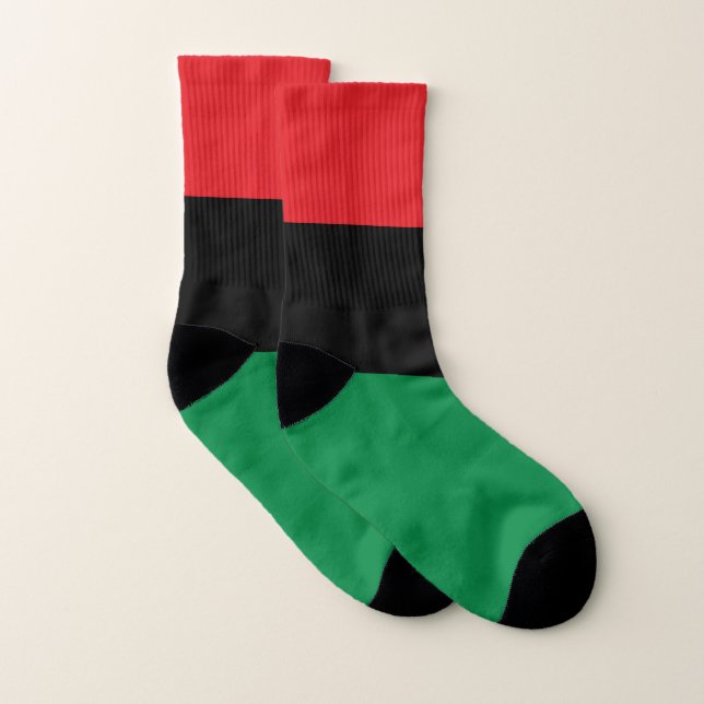 Unia Flag Symbol & Pan African Flag / Kwanzaa Strumpor (Par)