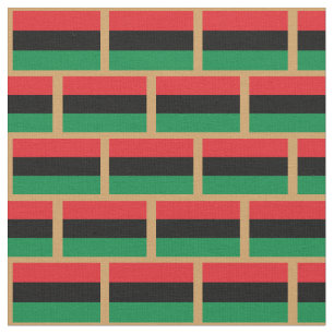 Unia Flagga Fabric & Pan African mode /guld Tyg