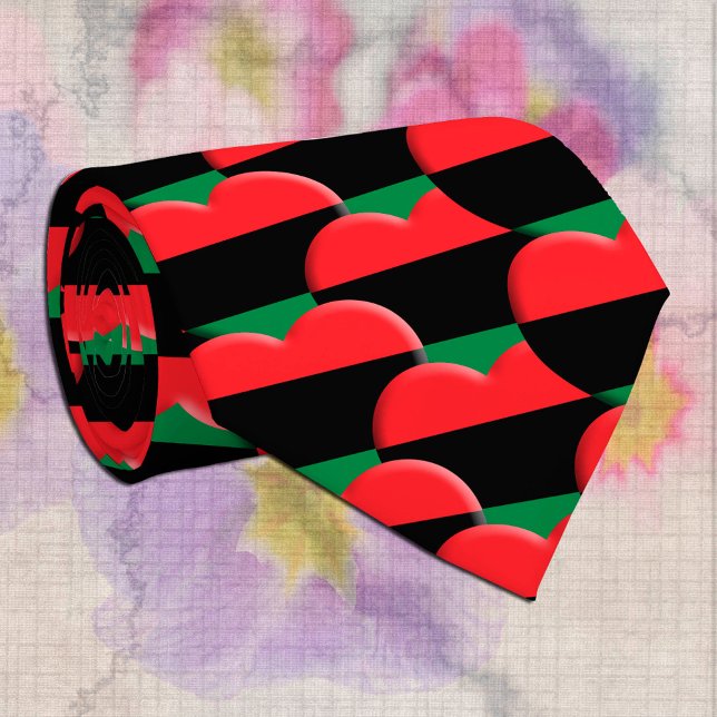 Unia Flagga Hearts & Pan African Flagga / Kwanzaa Slips (Skapare uppladdad)