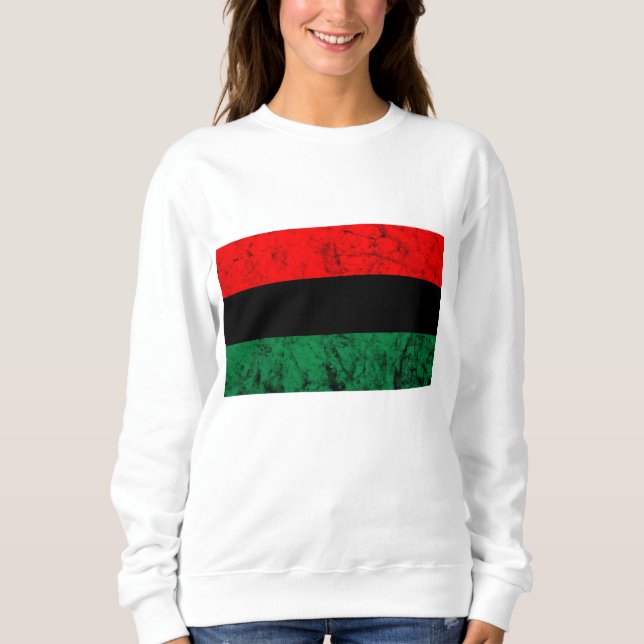 UNIA Flagga Pan African Freedom Roots Black Libera T Shirt (Framsida)
