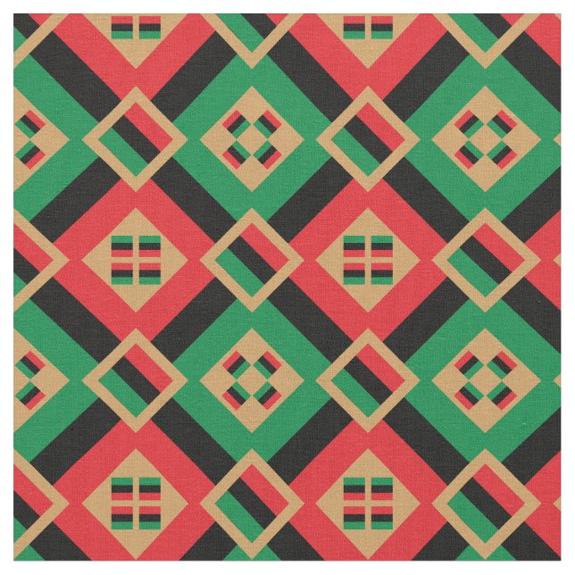 UNIA Flagga & Trendig Pan American Fabric mode GLD Tyg (Närbild)
