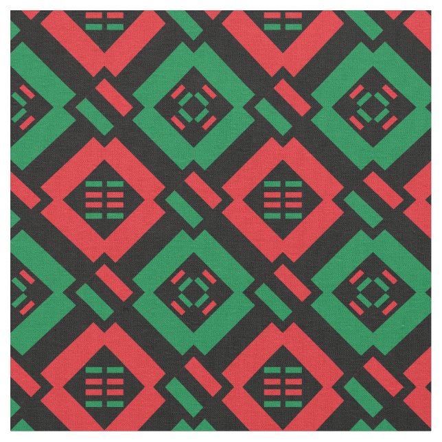 UNIA Flagga & Trendig Pan American Fabric mode GLD Tyg (Närbild)