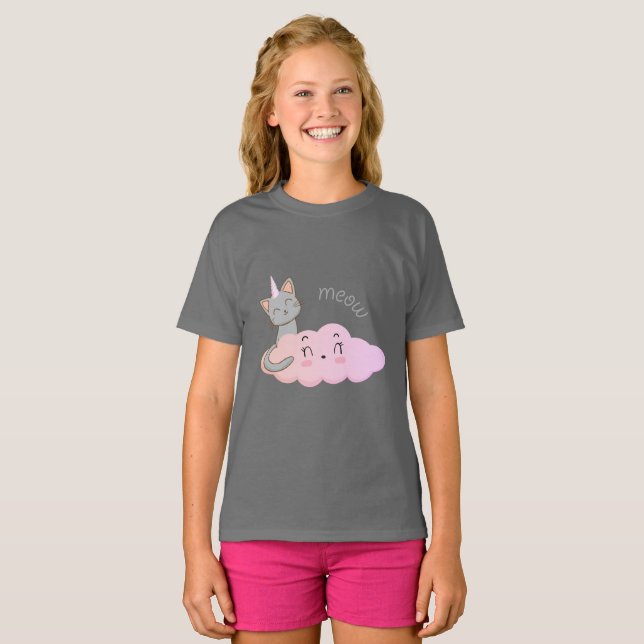 unicat Molmeow T Shirt (Hel framsida)
