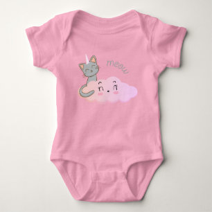 unicat moln mjau baby bodysuits t shirt