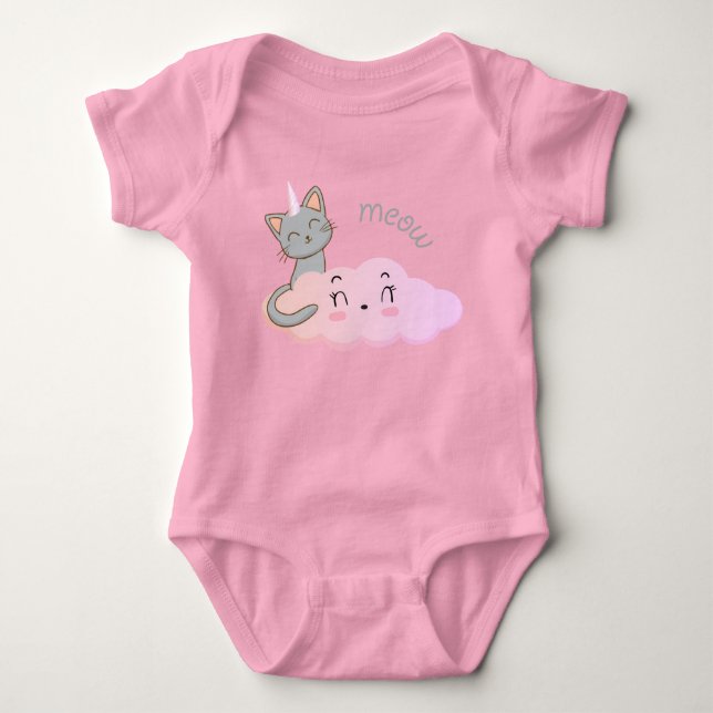 unicatmolnmöss med baby-dykostymer t shirt (Framsida)