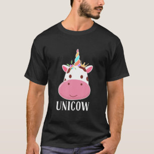 Unico - Lustigt Cow Älskare ger Cute Cow Outfit Co T Shirt