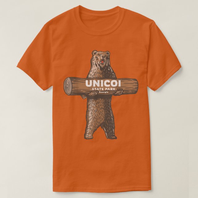 Unicoi State Park Georgia GA Bear Vacation Souveni T Shirt (Design framsida)