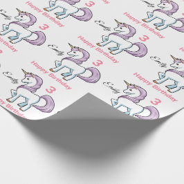 UnicomRN Little Girl's Personalize Namn Birthday Presentpapper