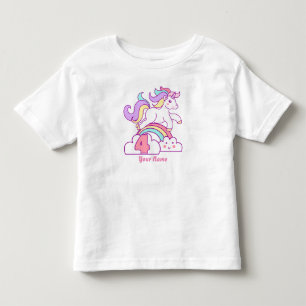 Unicorn4e födelsedagen t-shirt