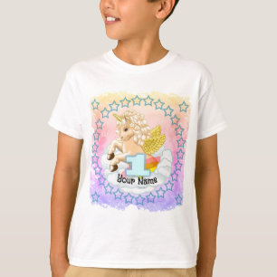 Unicorn 1-årig födelsedag t shirt
