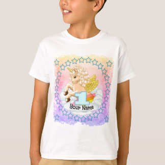 Unicorn 1-årig födelsedag t shirt