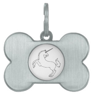 Unicorn #2 namnbricka husdjur