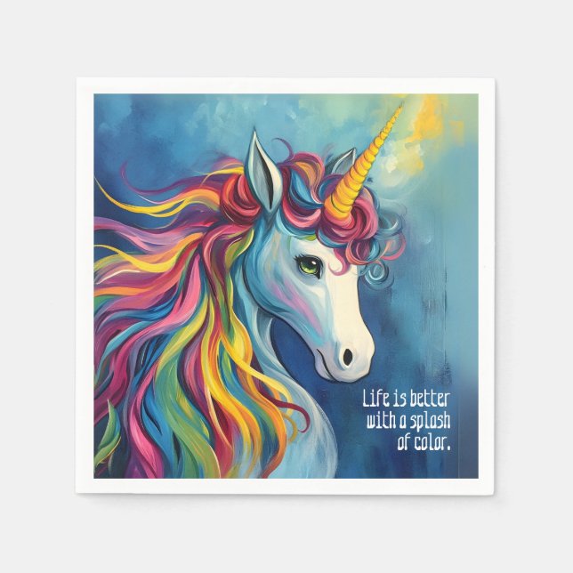 Unicorn 2 pappersservett (Framsidan)