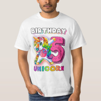 Unicorn 5 Dabbing Unicorn T Shirt